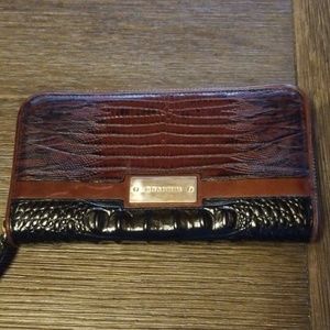Brahmin  brown and black wallet